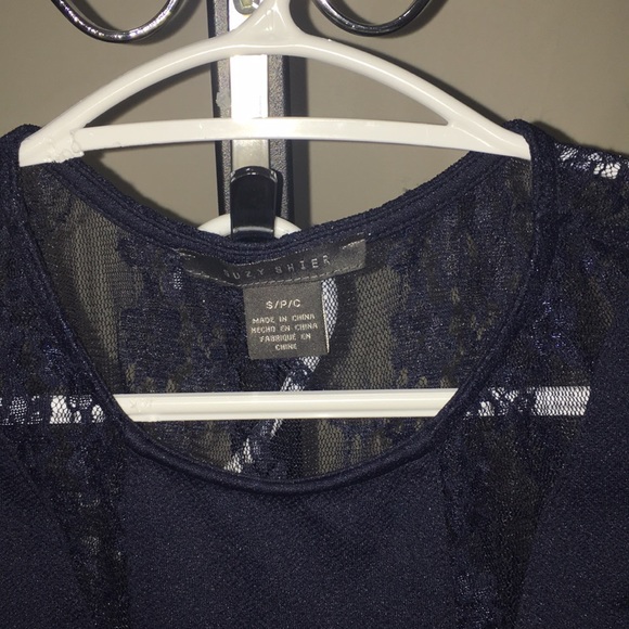 Top Suzy shier blue navy - Picture 2 of 3